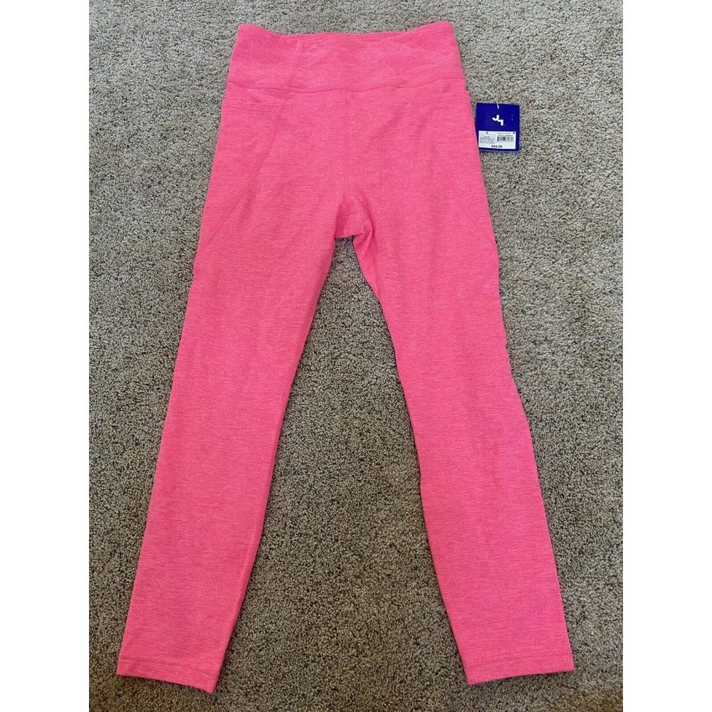 NWT Joylab Sz Small High Rise Brushed Jersey 7/8 Leggings in Flamingo Pink $34